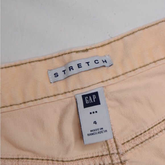 Y2K GAP Stretch Corduroy Bootcut Low Waist Peach Jeans - Picture 3 of 7